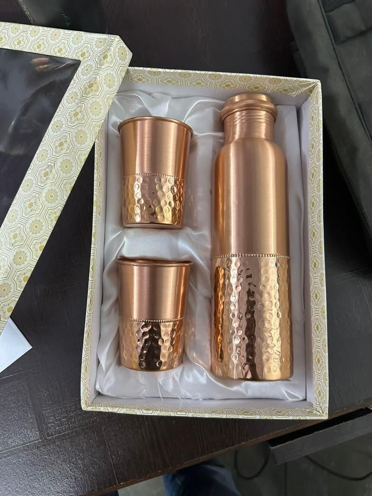 Copper Bottle Set Copper Bottle Set